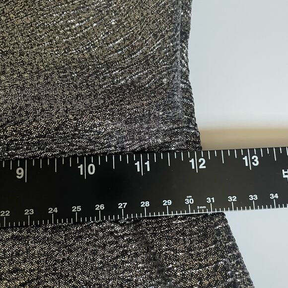 Vince Camuto Womens 0 Silver Metallic Cowl Neck Ruched Cocktail Dress - Picture 7 of 10